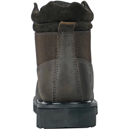 Hoss Scout Bota de Servicio para Hombre, Punta de Acero - Café - 60215 - Imagen 5