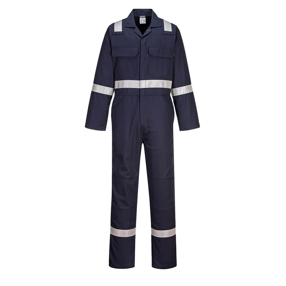 Portwest Bizweld Work Taped FR Coverall - Navy - UBIZ8 Medium / Blue / Navy - Overlook Boots