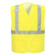 Portwest Economy Hi-Vis Mesh External Pocket Vest - Yellow - 12 Pack - UC491 Small/Medium / Yellow - Overlook Boots