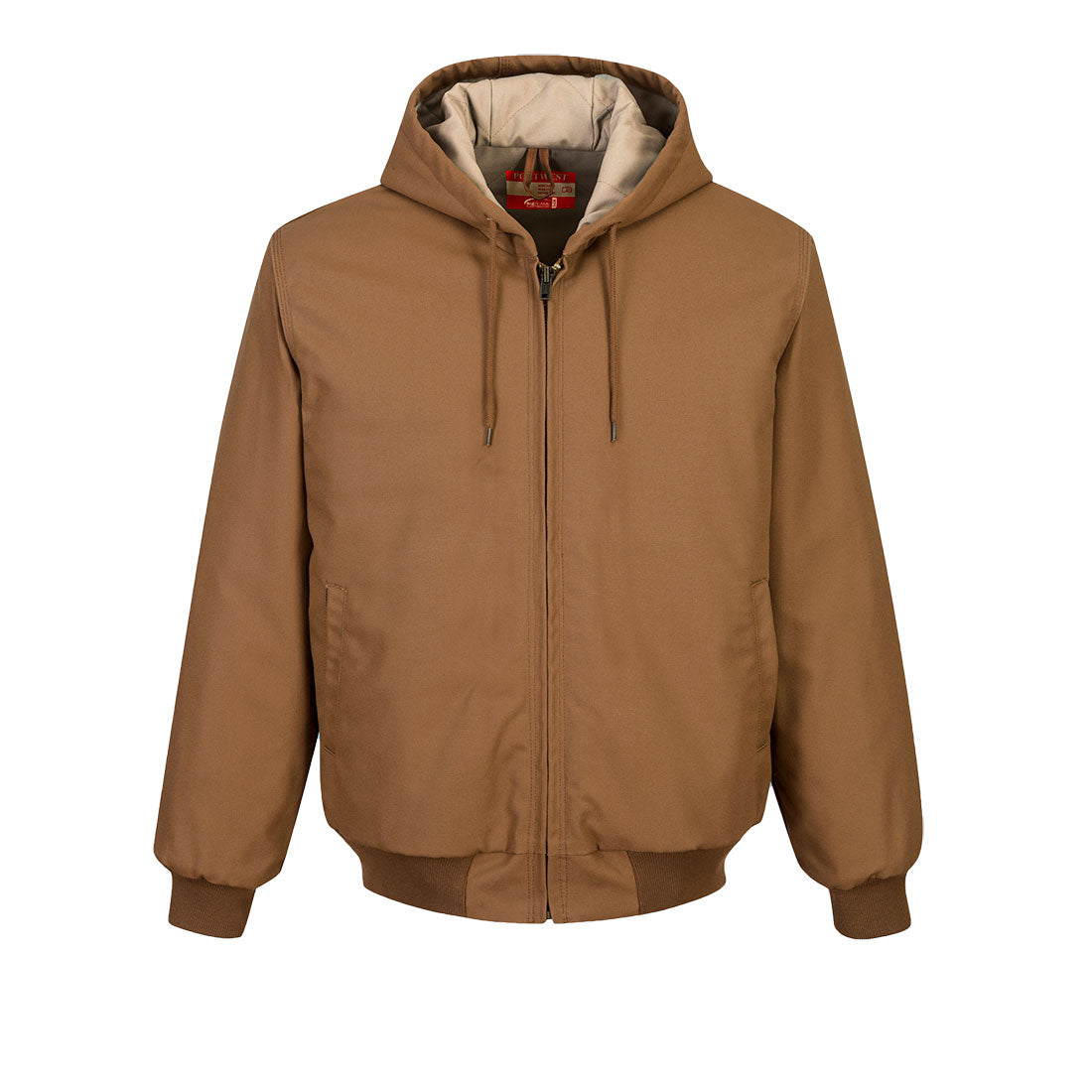 Portwest DuraDuck Flame Quilt Lined FR Jacket - Brown - UFR48 Small / Brown - Overlook Boots