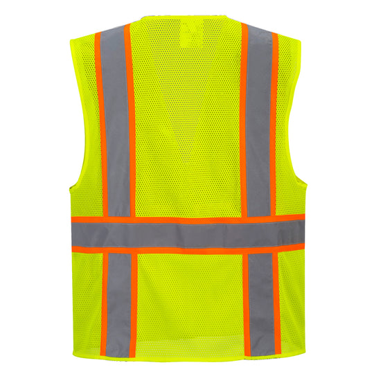 Portwest Hi-Vis Mesh Safety Vest - Yellow - 12 Pack - US372 - Overlook Boots