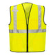 Portwest Tampa Hi-Vis Mesh X-Back Vest - Yellow - 12 Pack - US396 Small / Yellow - Overlook Boots