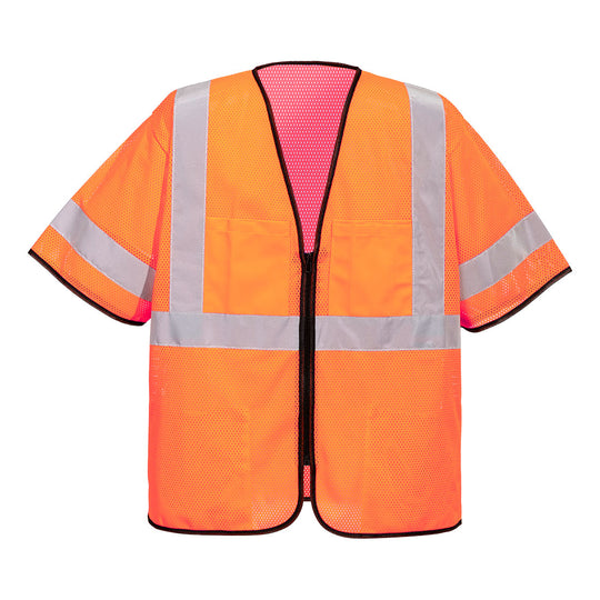 Portwest Hi-Vis Tampa Mesh Class 3 Vest - Orange - 12 Pack - US397 Small / Orange - Overlook Boots
