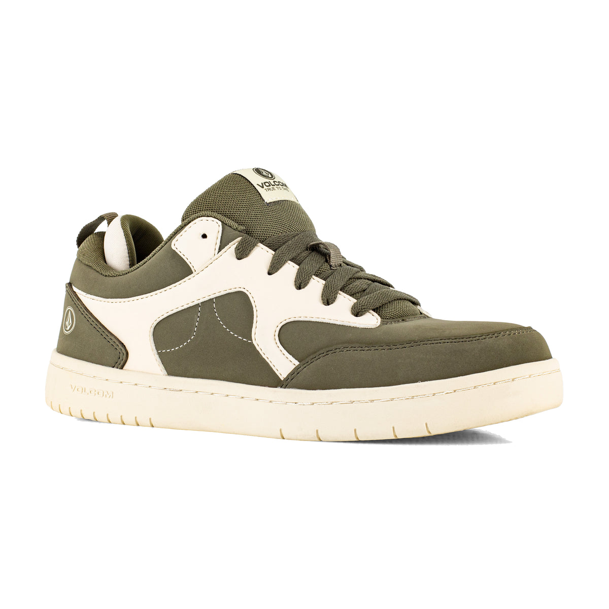 Volcom Men's Vitals Composite Toe Skate Inspired Work Shoe - Wintermoss - VM30619 7 / Medium / Grey - Overlook Boots