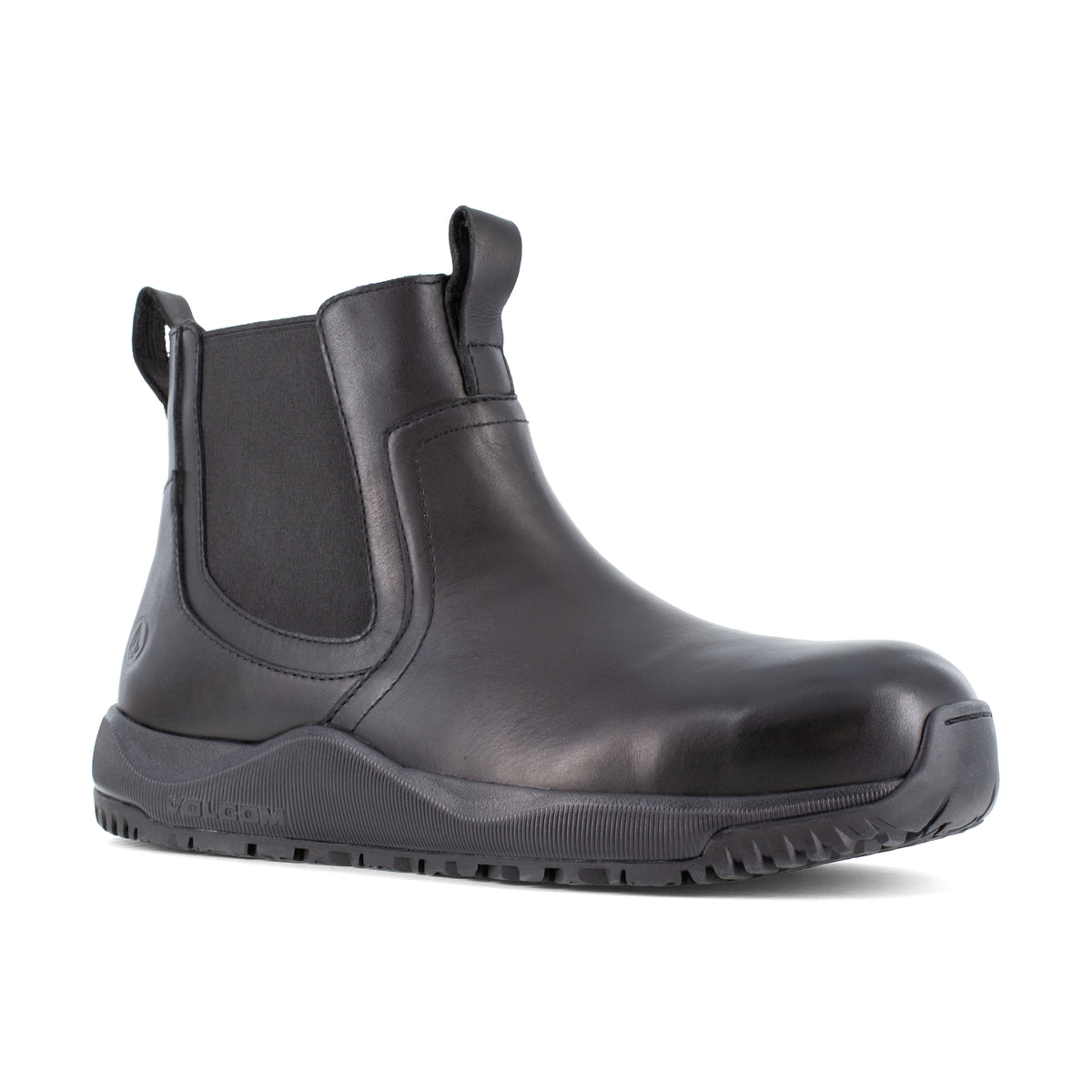 Volcom Men's Street Shield Composite Toe Slip On Station Duty Boot - Black - VM30706 7 / Medium / Black - Overlook Boots