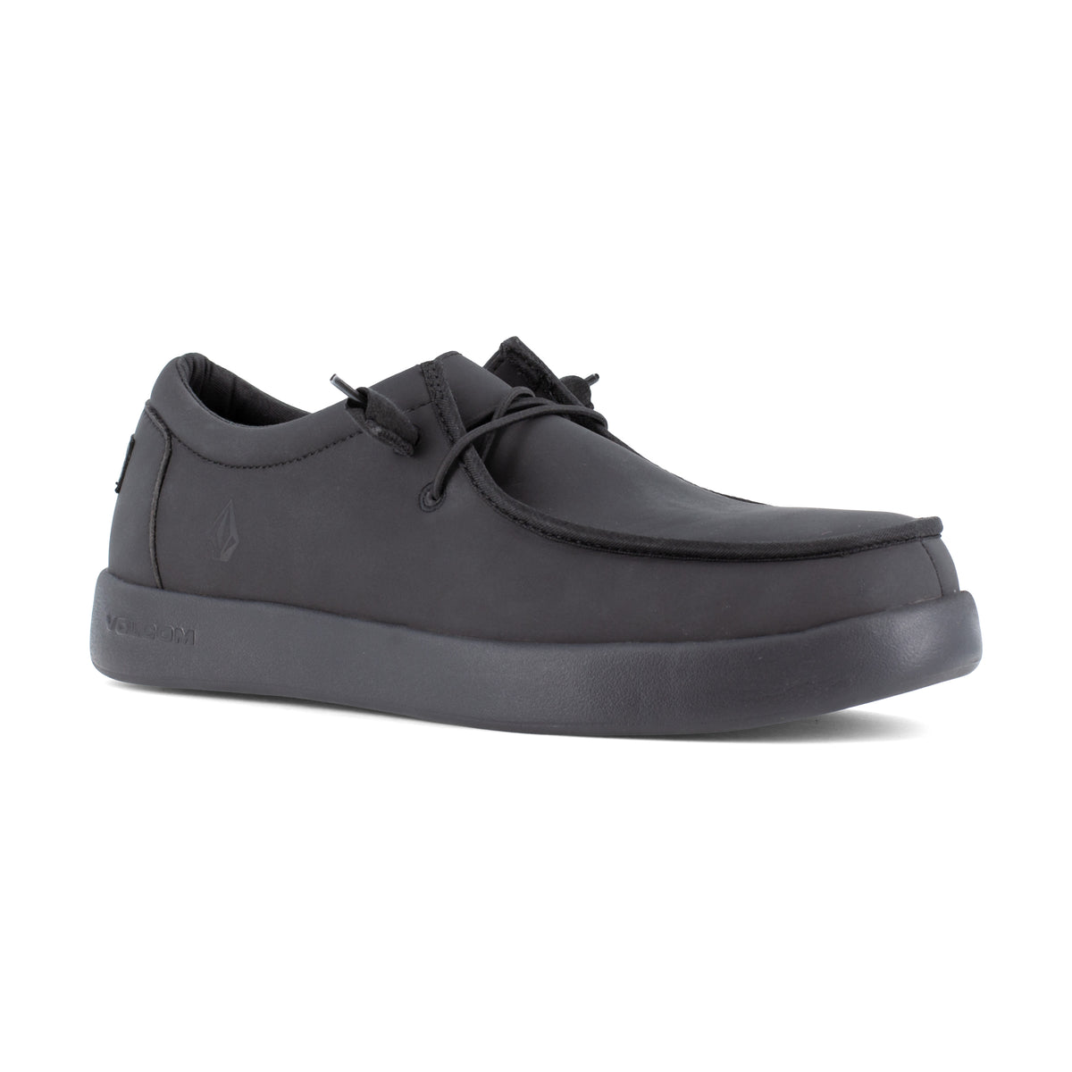 Volcom Men's Chill Composite Toe Slip On Casual Work Shoe - Black - VM30810 7 / Wide / Black - Overlook Boots