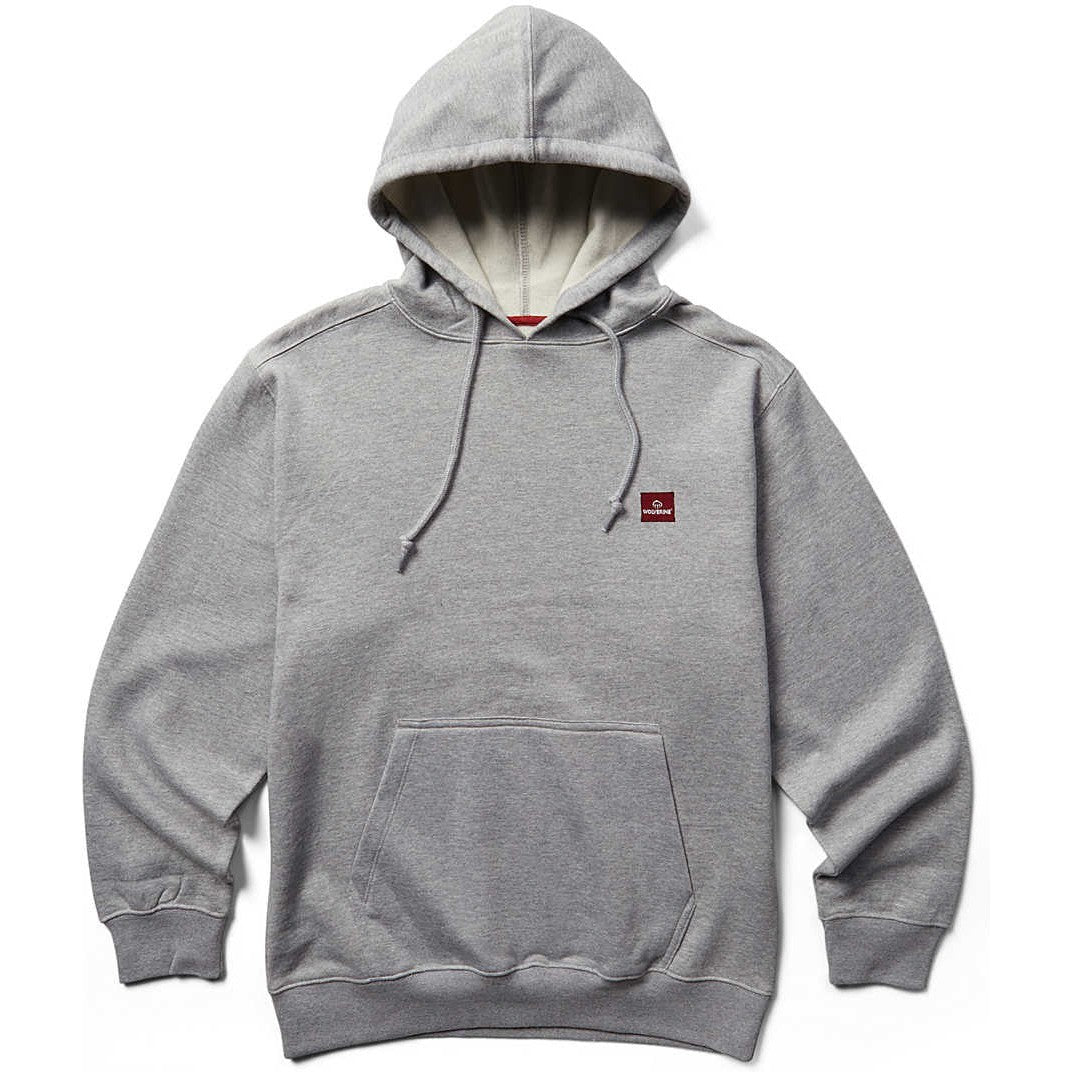 Wolverine Men's Midweight Pullover Hoodie Gray - W1209860-036 Small / Light Gray Heather - Overlook Boots
