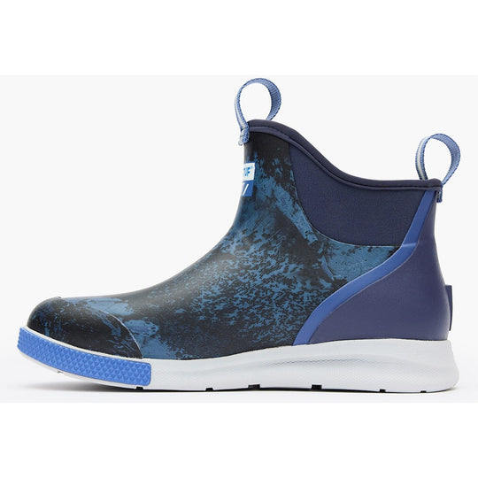 Xtratuf Men's Ankle 6" Soft Toe Waterproof Slip Resistant Sport Deck Boot - Blue - XADSM202 - Overlook Boots
