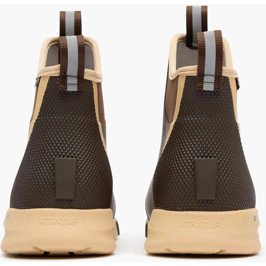 Xtratuf Ankle Deck Sport Bota de Cubierta para Hombre, 6 Pulgadas, Impermeable, Antideslizante - Café - XADSM901 - Imagen 5