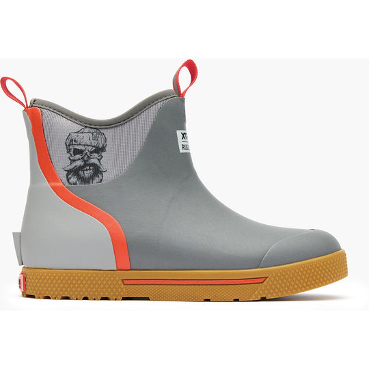 Xtratuf Men's Wheelhouse 6" Soft Toe Waterproof Ankle Deck Work Boot -Grey- XMW102 - Overlook Boots