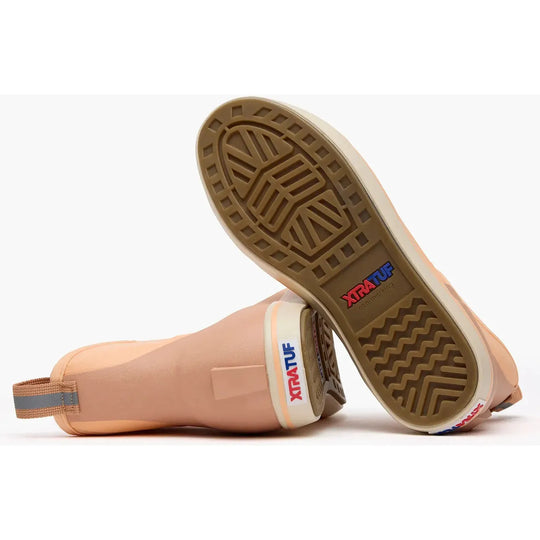 Xtratuf Women's Ankle Deck 6" Waterproof Pull On Boot - Peach Fuzz - XWAB700 - Overlook Boots