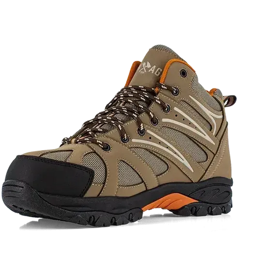 Iron Age Men's Surveyor Comp Toe Trail Hiker Work Boot - Brown - IA5401 - Overlook Boots
