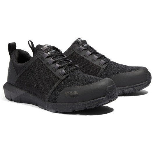 Timberland Pro Men's Radius Composite Toe Work Sneaker Shoe- Black- TB1A27W7001 7 / Medium / Black - Overlook Boots