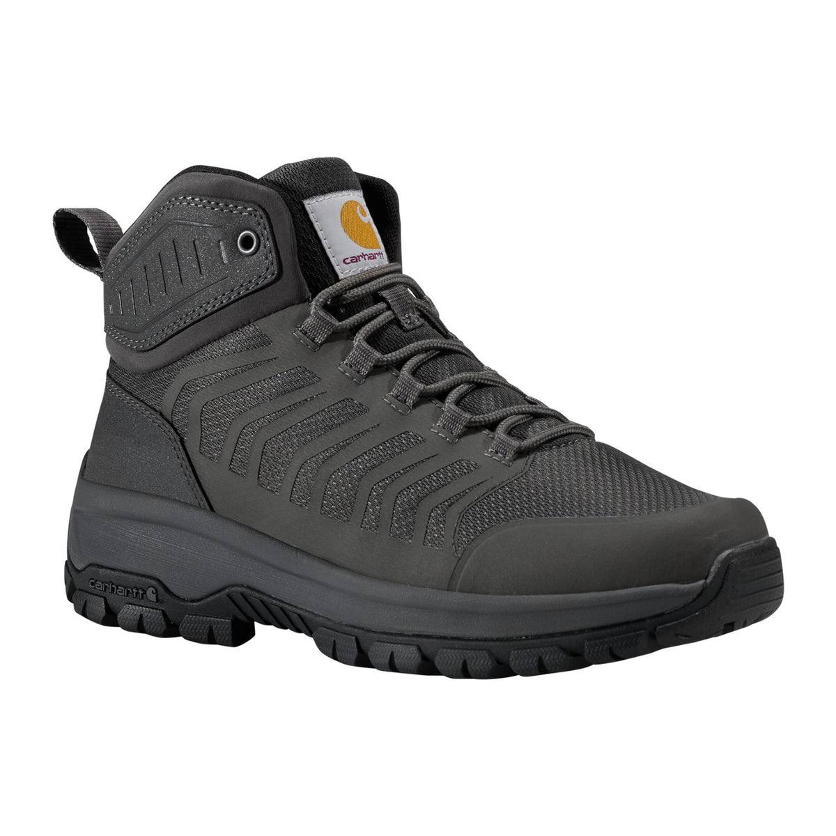 Carhartt Men's Dearborn Mid Fabric Composite Toe Work Boot - Mud Gray - FZ5380-M 7 / Medium / Mud Gray - Overlook Boots
