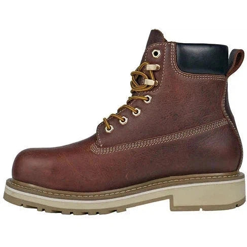 DieHard Crusader Bota de Trabajo para Hombre, Punta Compuesta, Que Absorbe la Humedad - Vino - DH60260 - Imagen 4