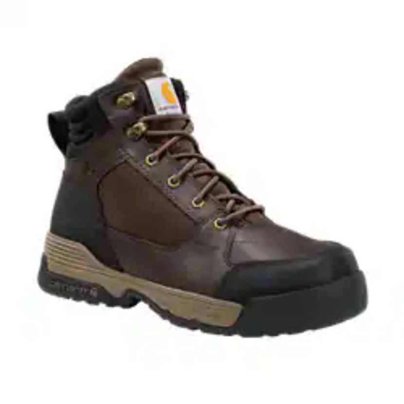 Carhartt Men's Force HD 6" Composite Toe Work Boot- Brown- FX6305-M 7 / Medium / Dark Brown - Overlook Boots