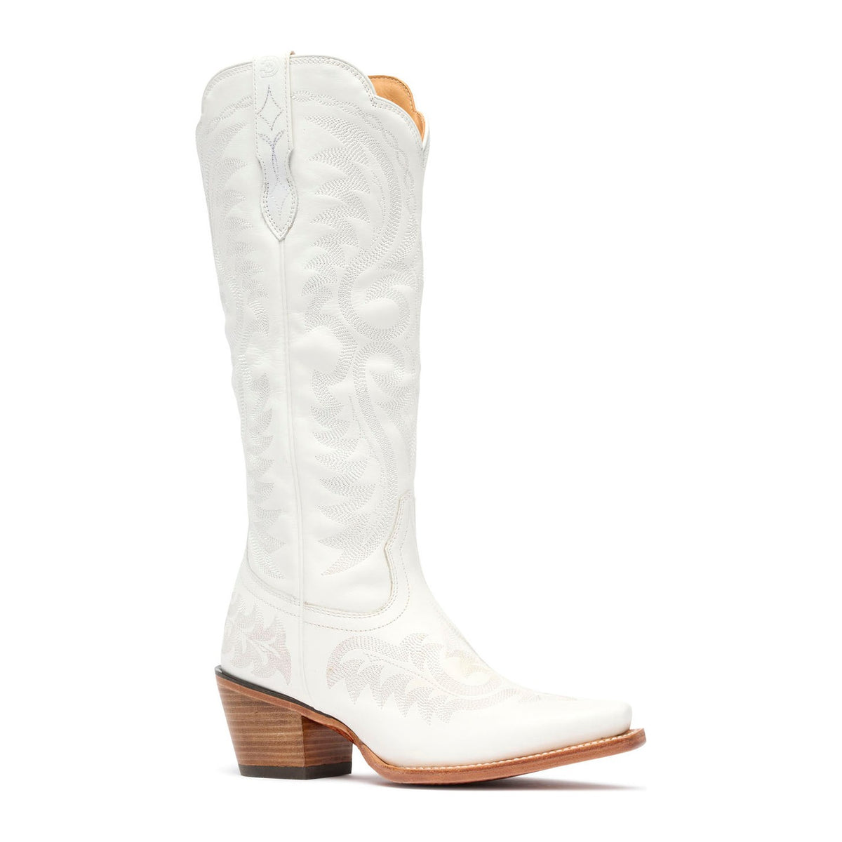 Durango Women's Crush 16" Snip Toe Tall Western Boot - Porcelain White - DRD0512 6 / Medium / Porcelain White - Overlook Boots