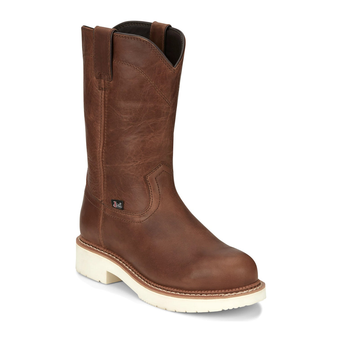 Justin Men's Round-Up Limited Edition 11" Steel Toe Western Work Boot - Brentwood - MJ1700 7 / Medium / Brentwood - Overlook Boots