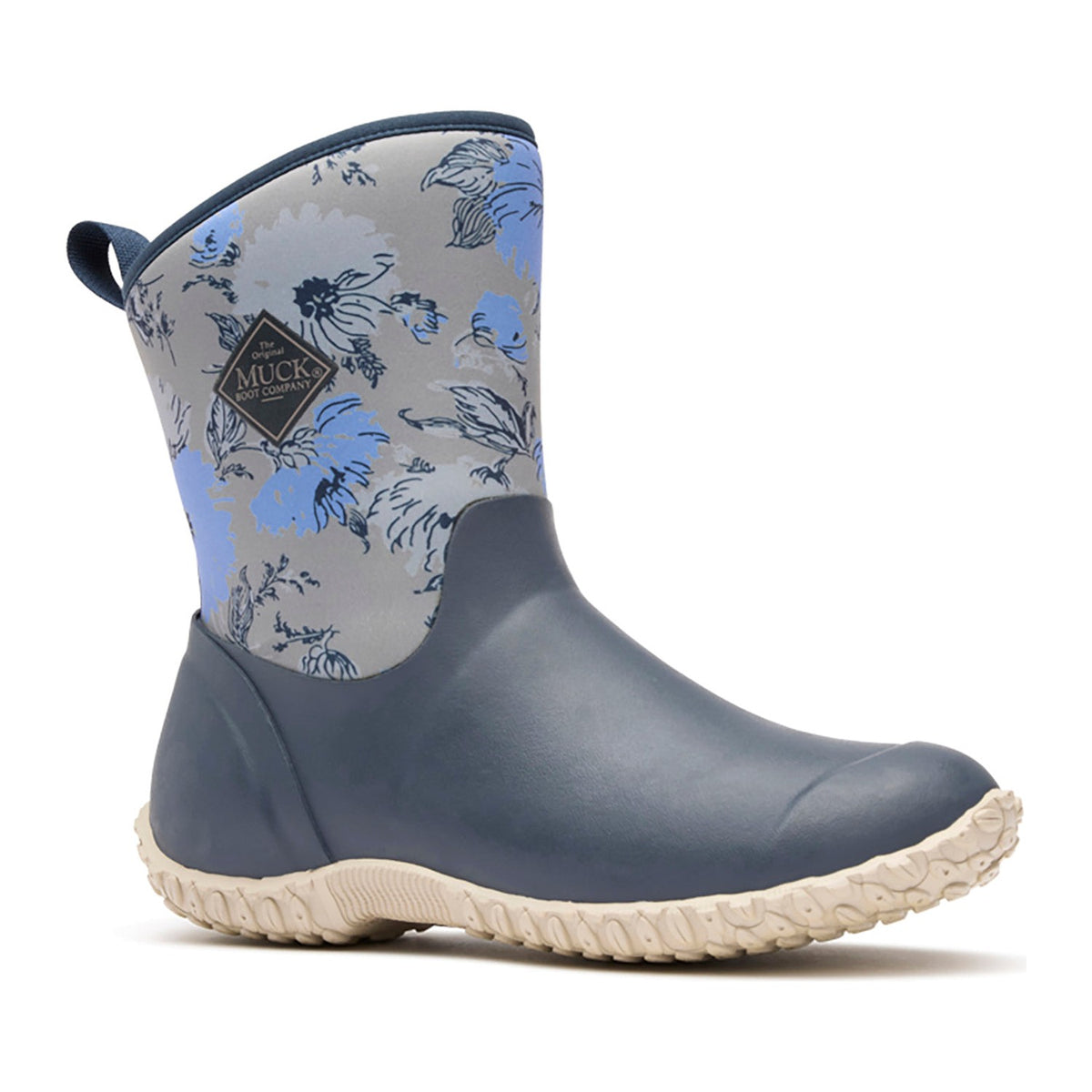 Muck Women's Muckster II Mid 10" Waterproof Neoprene Boot - India Ink/Floral - MM210W20 5 / Medium / India Ink/Floral - Overlook Boots