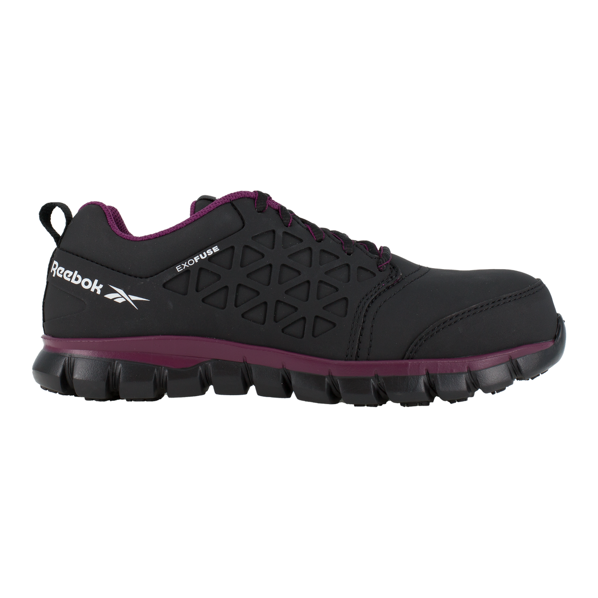 Reebok Women's Sublite Cushion Composite Toe Athletic Work Shoe - Black - RB492 - Overlook Boots