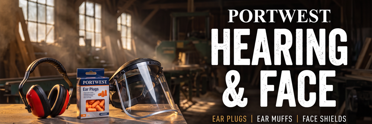 Portwest Hearing and Face Protection