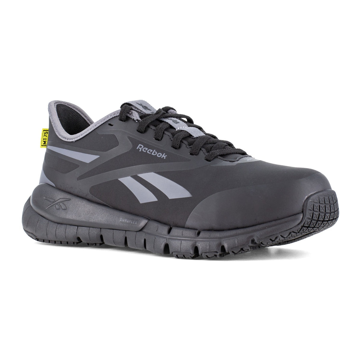Reebok Men's Flex Trainer Composite Toe Internal Met Guard Athletic Work Shoe - Black - RB5124 7 / Medium / Black - Overlook Boots