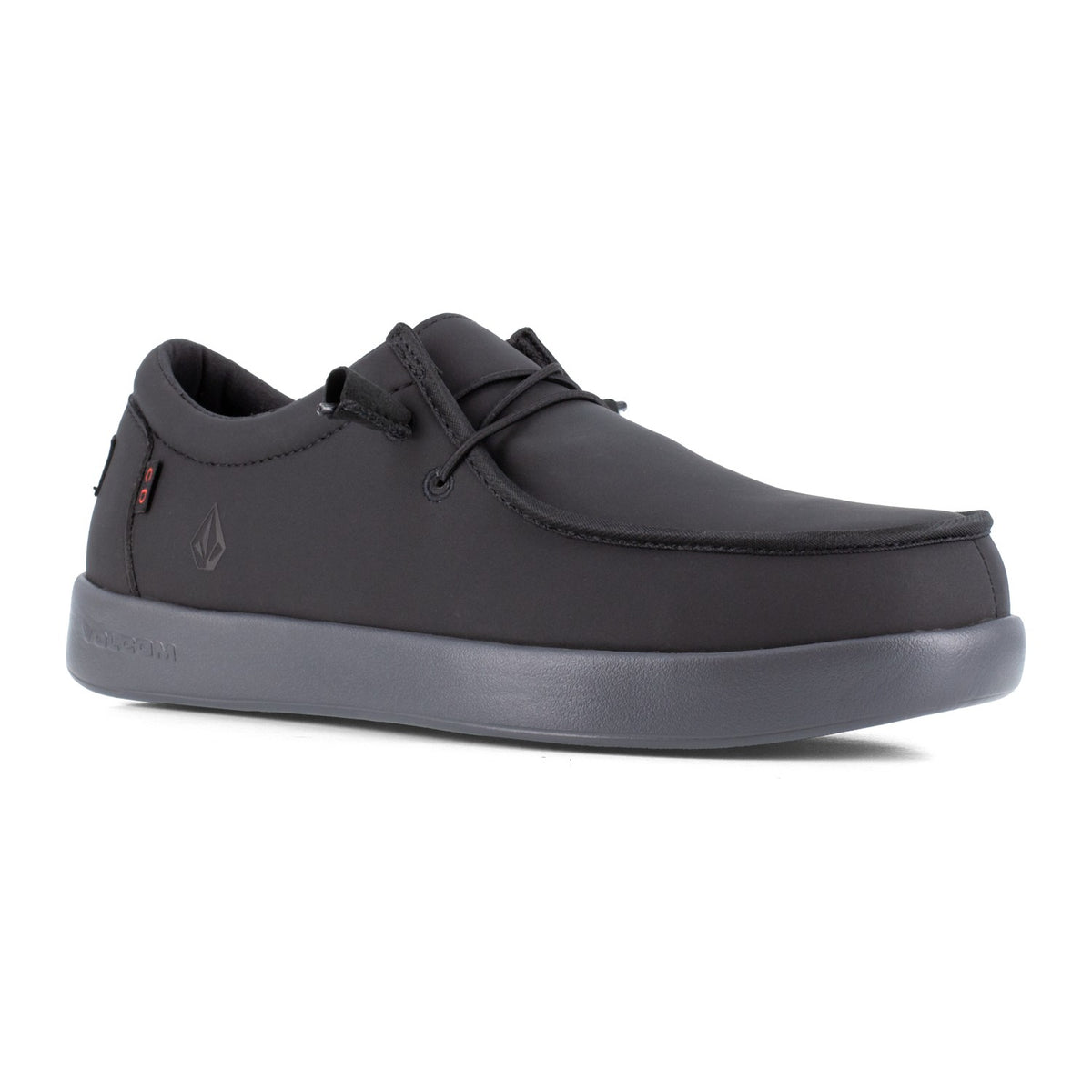 Volcom Men's Chill Composite Toe Conductive Slip-On Casual Work Shoe - Black - VM30817 6 / Wide / Black - Overlook Boots