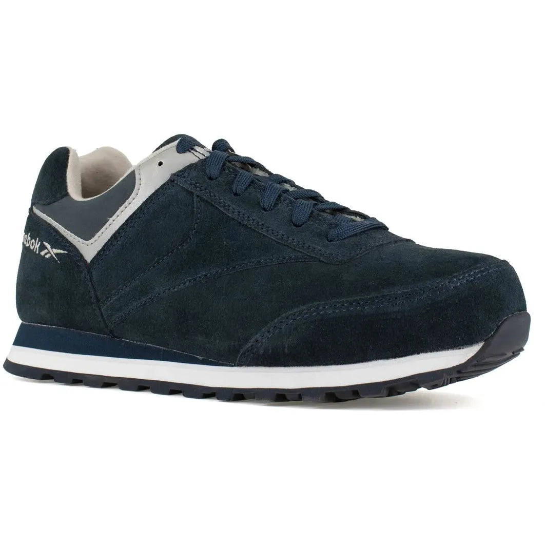 Reebok Women's Leelap Steel Toe Retro Jogger Work Shoe - Navy - RB195 6 / Medium / Navy - Overlook Boots