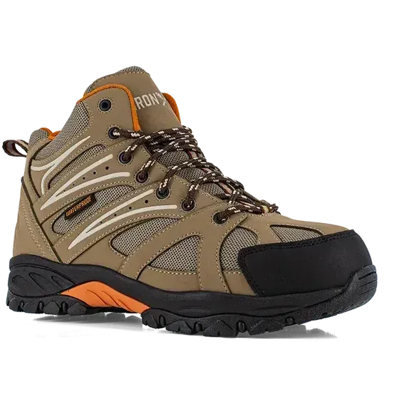 Iron Age Men's Surveyor Comp Toe Trail Hiker Work Boot - Brown - IA5401 7 / Medium / Brown - Overlook Boots