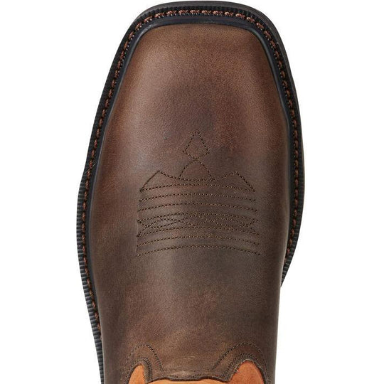 Ariat Men's Groundbreaker 10" Wide Steel Toe Western Work Boot - 10015191 - Overlook Boots