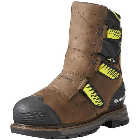 Ariat Men's Catalyst VX 8" Composite Toe Waterproof MetGuard Work Boot - Oily Distressed Brown - 10021706 7 / Medium / Brown - Overlook Boots