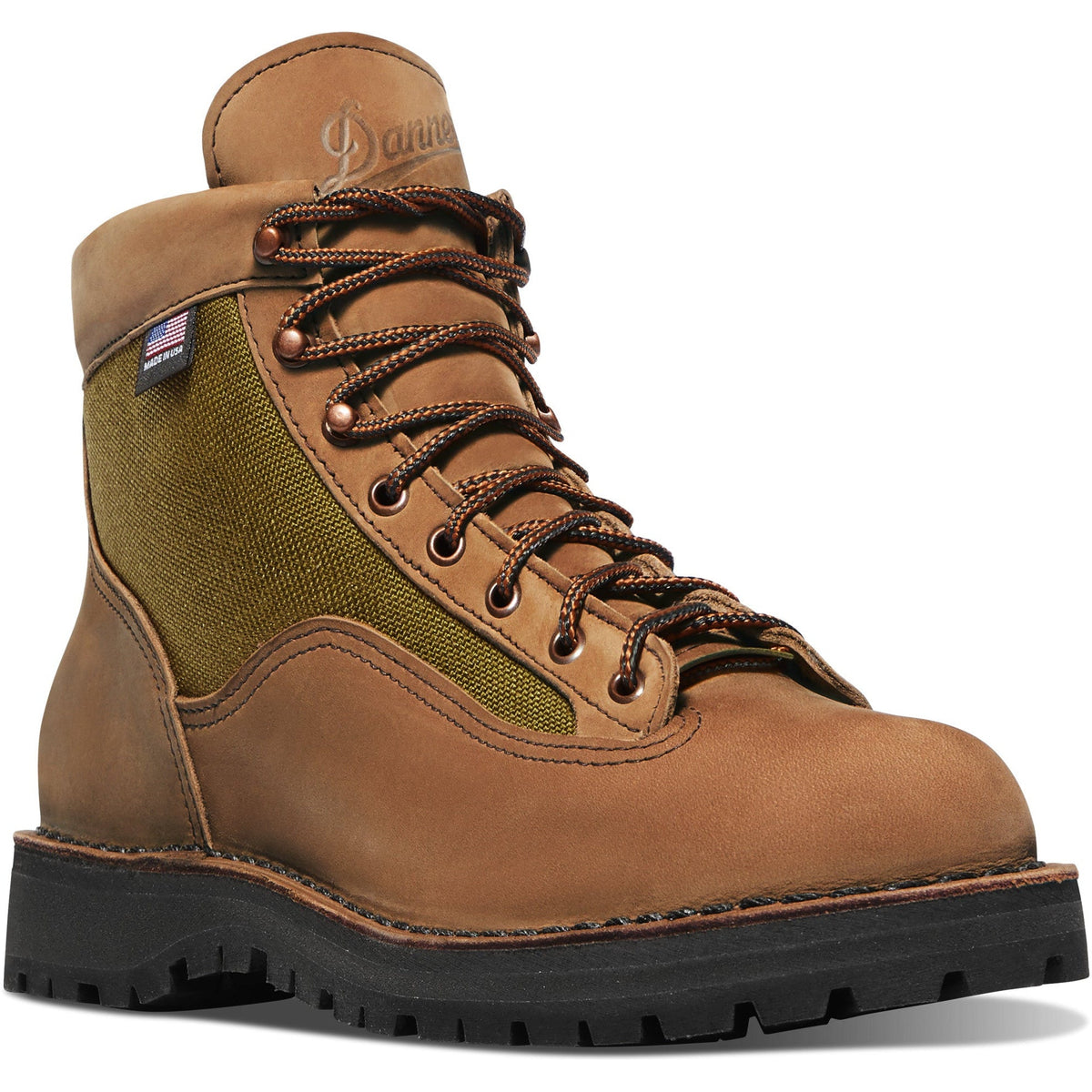 Danner Men's Light II 6" Waterproof USA Made Hiking Boot - Brown - 33000 7 / Medium / Brown - Overlook Boots