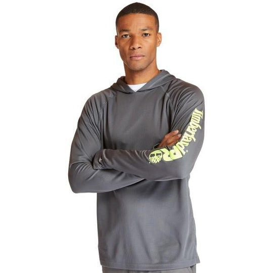 Timberland Pro Men's Wicking Good Work Hoodie - Pewter - TB0A1V74060 - Overlook Boots