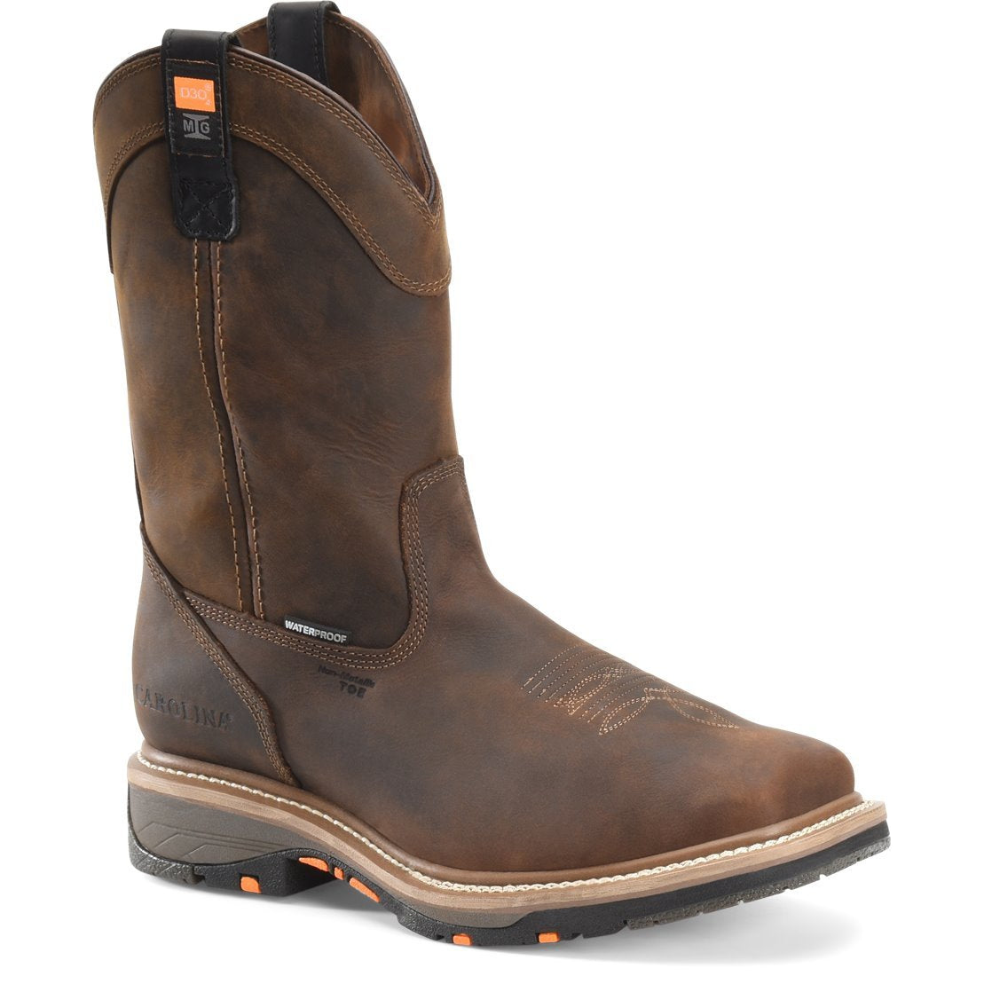 Carolina Men's Actuator 11" Composite Toe Waterproof Metguard Work Boot - Brown - CA8537 8 / Medium / Brown - Overlook Boots