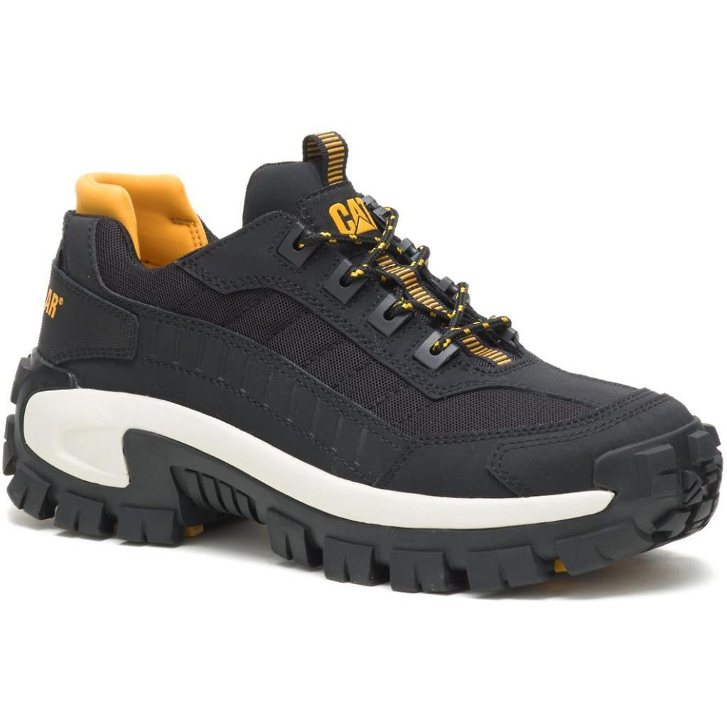 CAT Men's Invader Steel Toe Work Shoe - Black/Full Moon - P91275 7 / Medium / Black - Overlook Boots