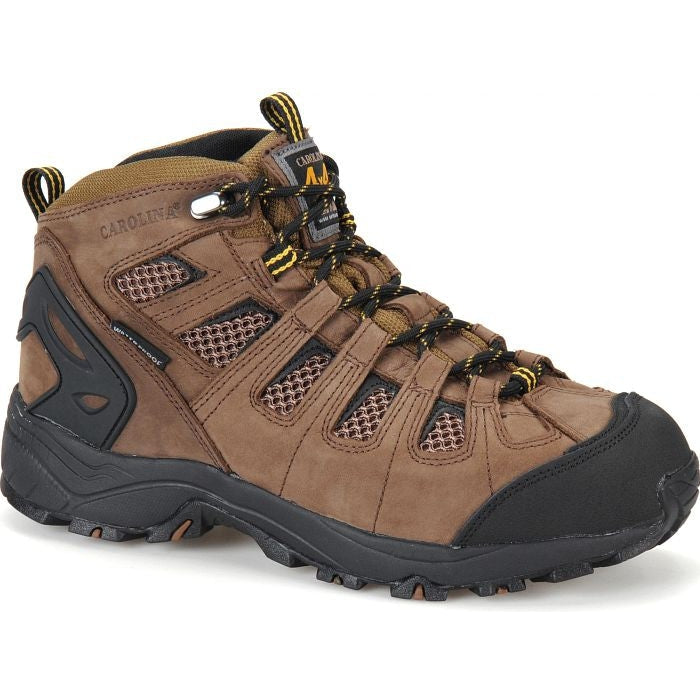 Carolina Men's Quad 5" Soft Toe Waterproof Slip Resistant Hiker Boot -Brown- CA4025 - Overlook Boots