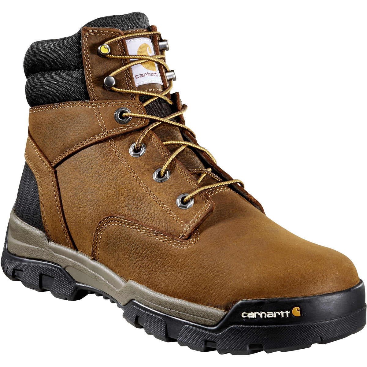 Carhartt Men's Ground Force 6" Waterproof Composite Toe Work Boot - Brown - CME6347 - Overlook Boots
