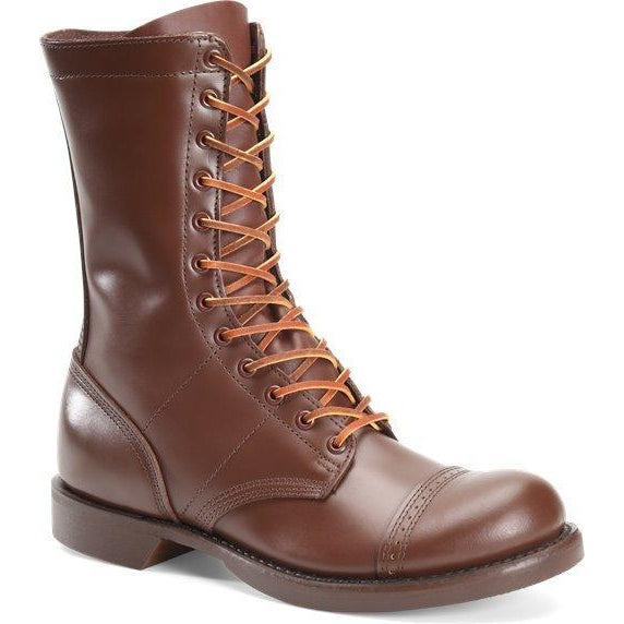 Corcoran Men's Historic 10" Soft Toe USA Made Military Jump Boot - Brown - CV1511 5 / Medium / Brown - Overlook Boots