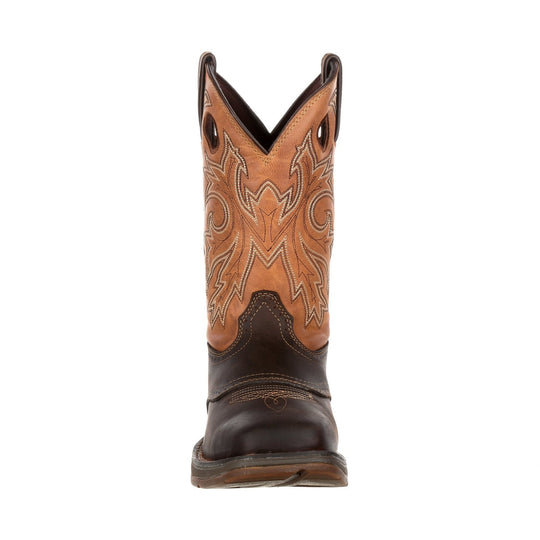 Durango Men's Rebel 11" Steel Toe Waterproof Western Boot- Brown/Tan- DB019 - Overlook Boots