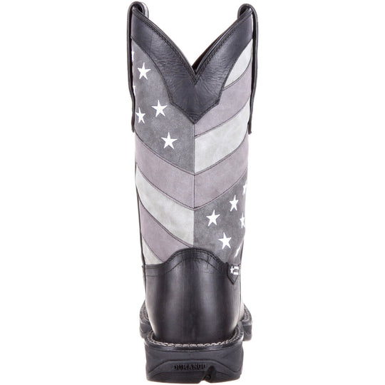 Durango Men's Rebel Faded Flag 12" Square Toe Western Boot - DDB0125 - Overlook Boots