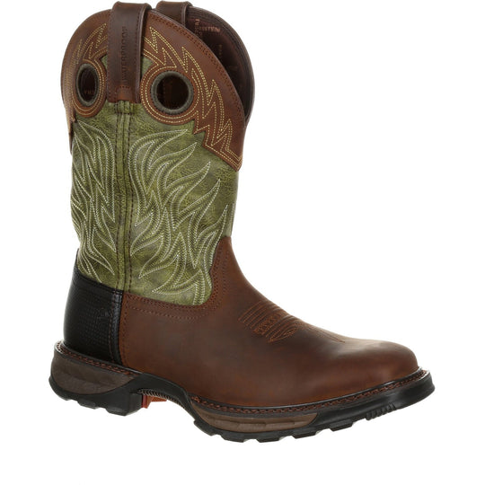 Durango Men's Maverick XP 11" Square Toe Waterproof Western Work Boot- DDB0177 7 / Medium / Brown - Overlook Boots