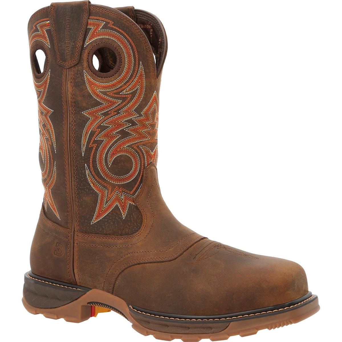 Durango Men's Maverick XP 11" Composite Toe Waterproof Western Work Boot - Burly Brown - DDB0365 7 / Medium / Brown - Overlook Boots