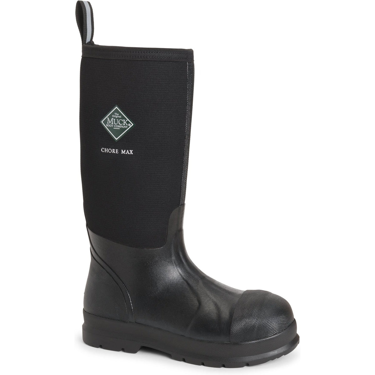 Muck Men's Chore Max Composite Toe Waterproof Rubber Work Boot - Black - MAX-CMP 5 / Medium / Black - Overlook Boots