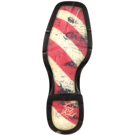 Durango Women's Lady Rebel Patriotic 10" Square Toe Western Flag Boot RD4414 - Overlook Boots