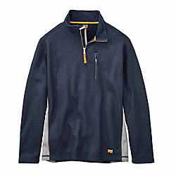 Timberland Pro Men's Studwall 1/4 Zip Textured Fleece Top TB0A1HGK406 Small / Navy - Overlook Boots