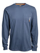 Timberland Pro Base Plate Playera de Manga Larga de Mezcla para Hombre - Índigo Vintage - TB0A1HVN432