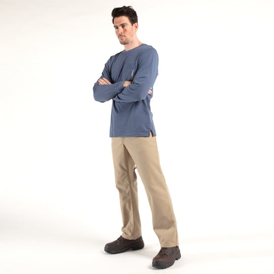 Timberland Pro Base Plate Playera de Manga Larga de Mezcla para Hombre - Índigo Vintage - TB0A1HVN432 - Imagen 3