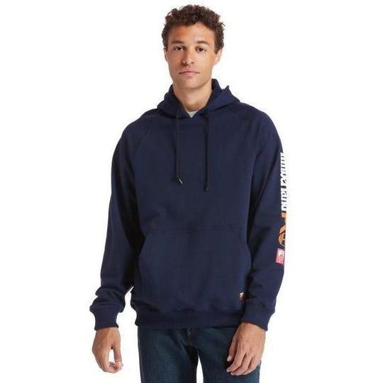 Timberland Pro Men's Flame Resistant Hood Honcho Work Pullover - Navy - TB0A1VAJ410 - Overlook Boots