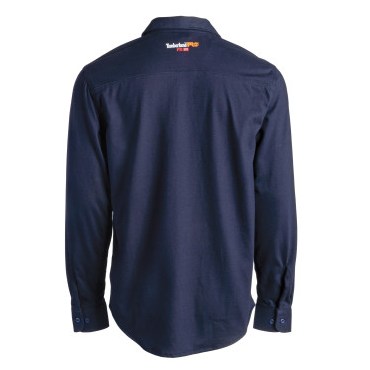 Timberland Pro Men's Flame Resistant Cotton Core Button Work Shirt - Navy - TB0A236V410 - Overlook Boots