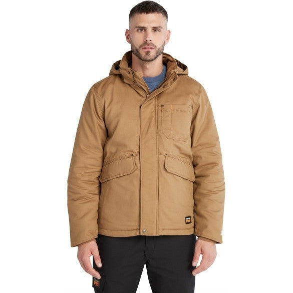 Timberland Pro Men's Ironhide 100G Insulated Hooded Jacket -Wheat- TB0A237TD02 - Overlook Boots